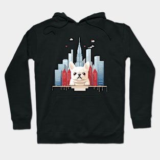 French Bulldog Dog Pet Animal Beauty Nature City Discovery Hoodie